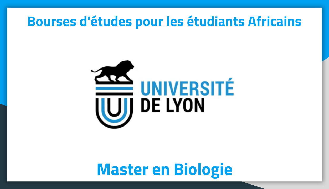 Bourse d'étude Master en Biologie Université de Lyon 