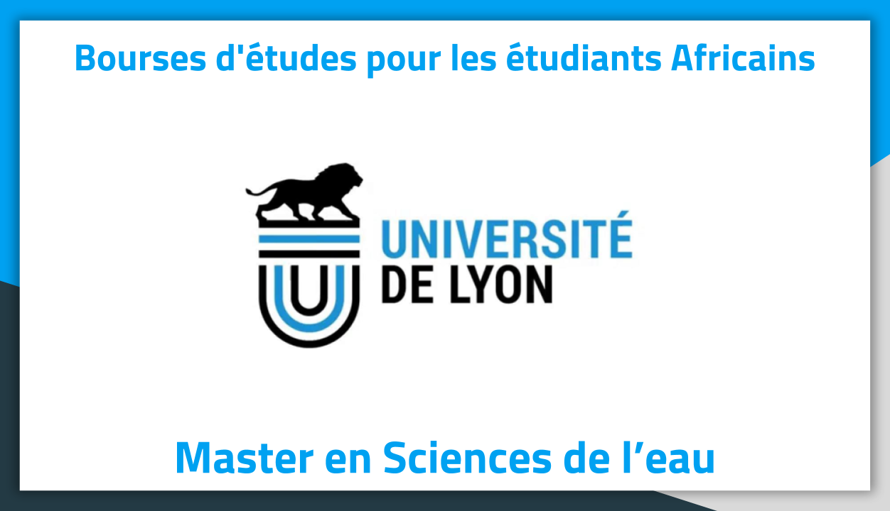 Bourse d'étude en Sciences de l'eau Université de Lyon