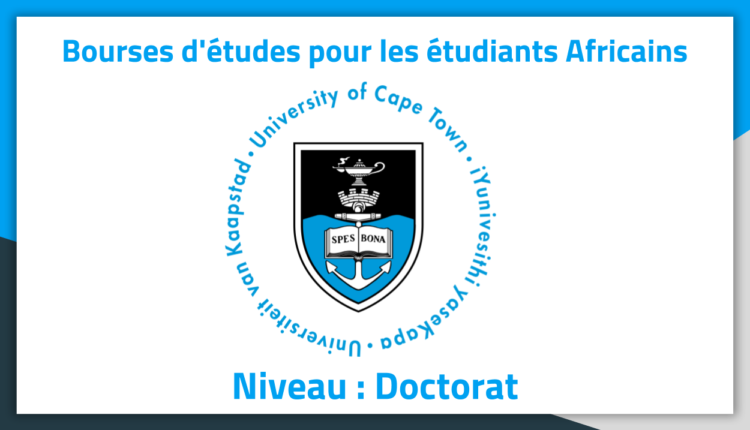 Bourses d'études Afrique du Sud University of Cape Town 2019