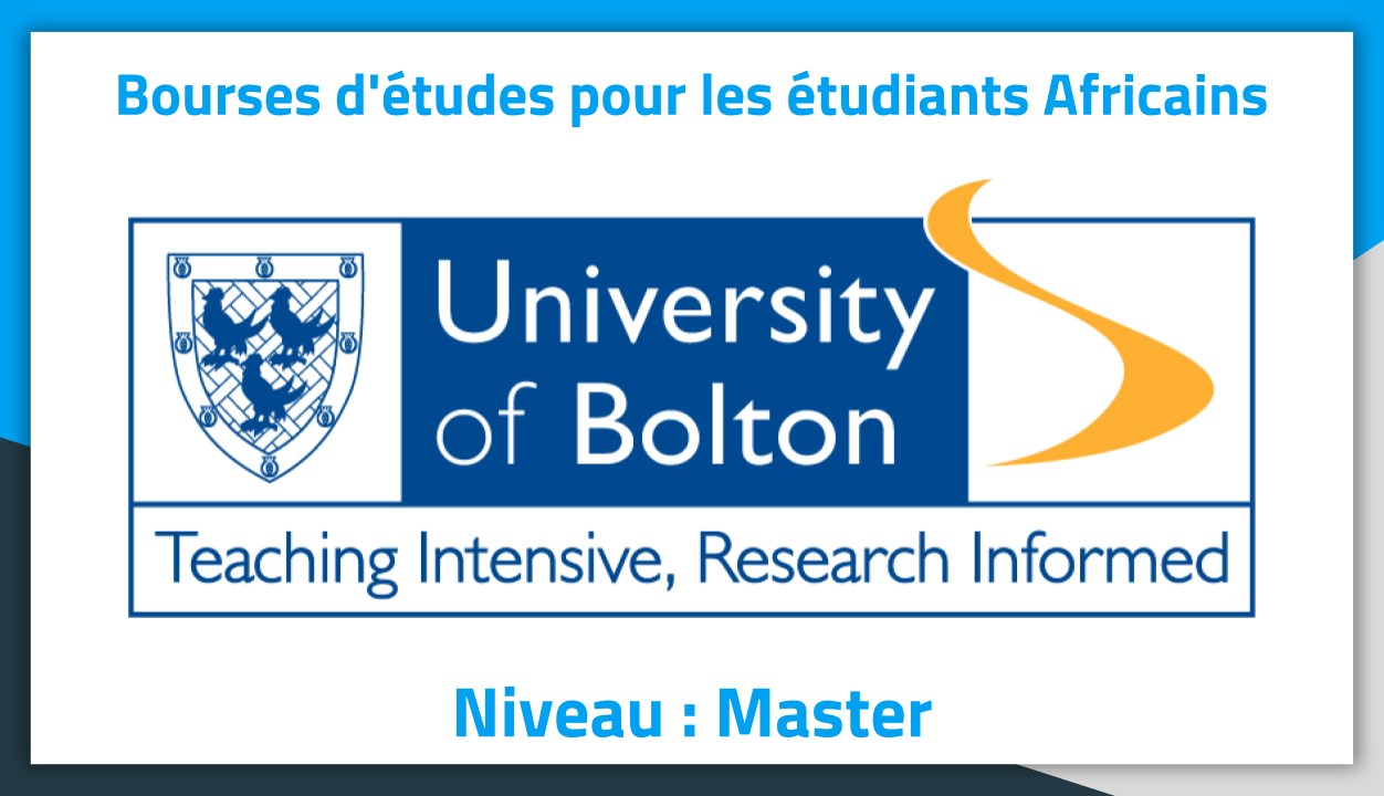 Bourses d'études Royaume Uni University of Bolton 2019