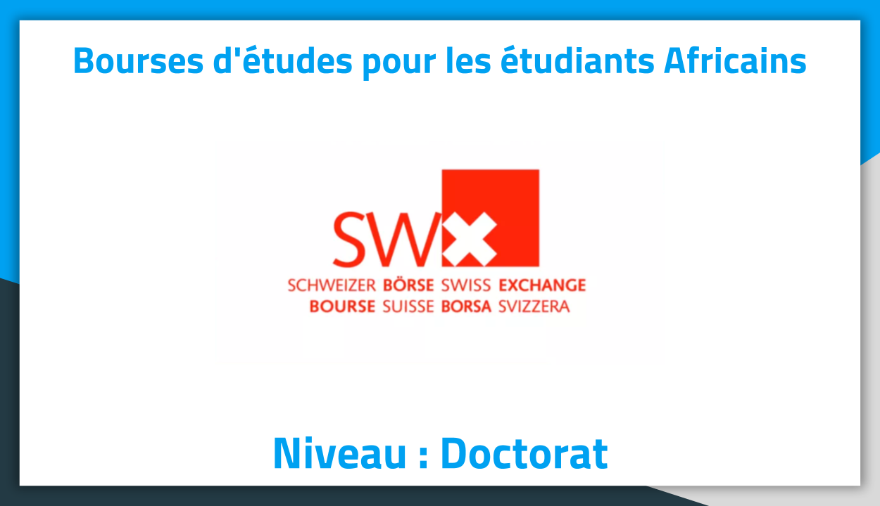 Bourses d'études Swiss Confederation en Suisse 2019