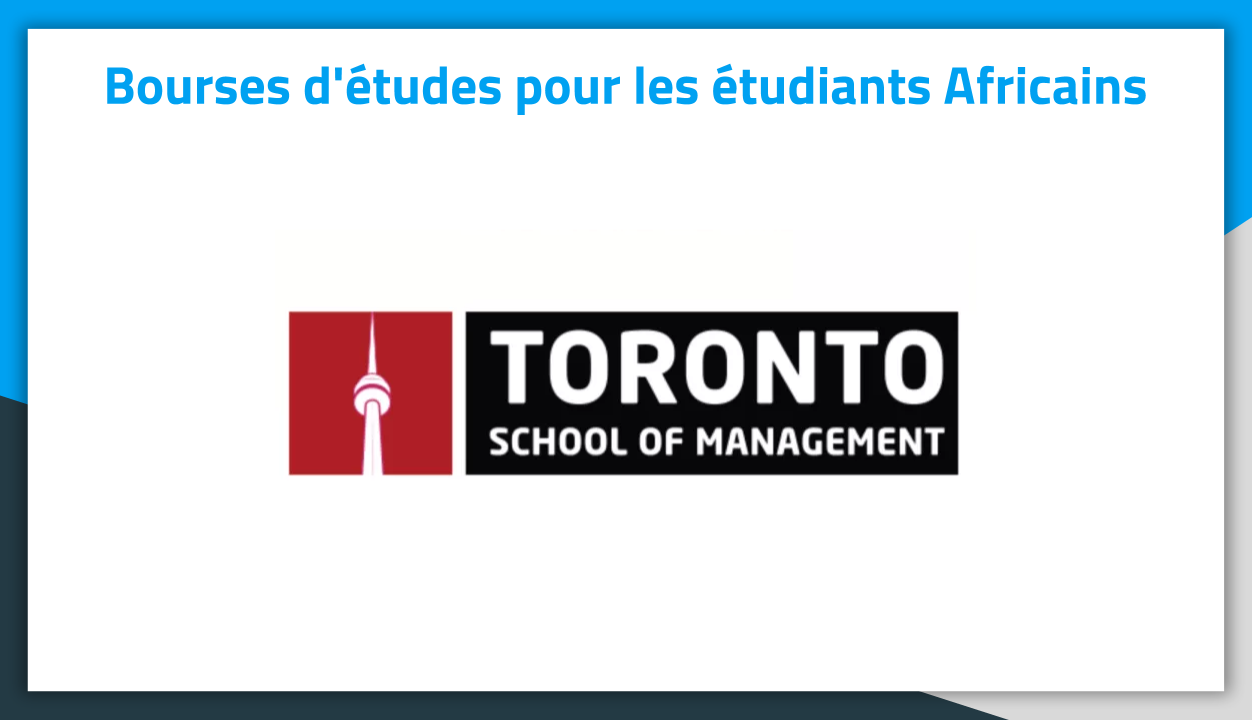 Bourses d'études au Canada Toronto School of Management 2019