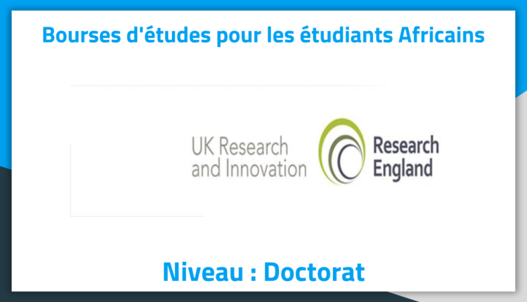 Bourses d'études au Royaume Uni 2019 UK Research and 