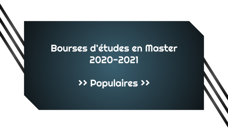 Meilleures Bourses en Master en 2020 - Bourses d'études