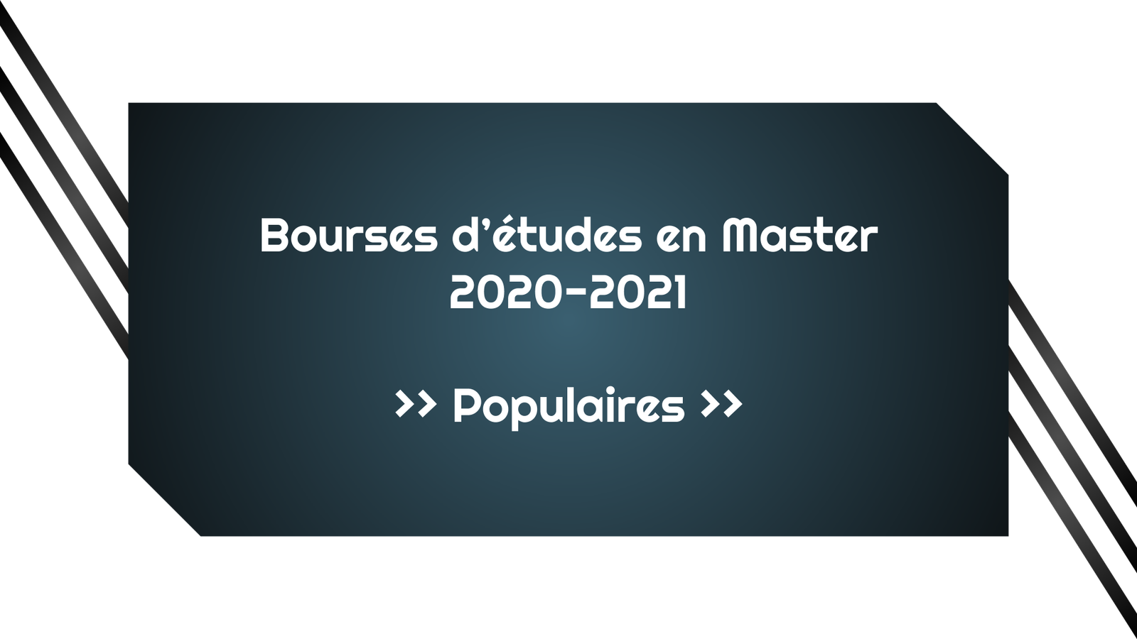 Meilleures Bourses En Master En 2020 - Bourses D'études