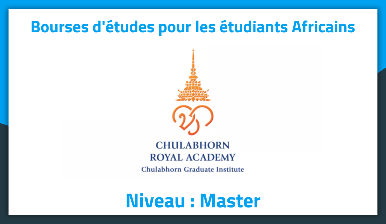 Bourses d'études en Thaïlande 2019 à Chulabhorn Graduate Institute