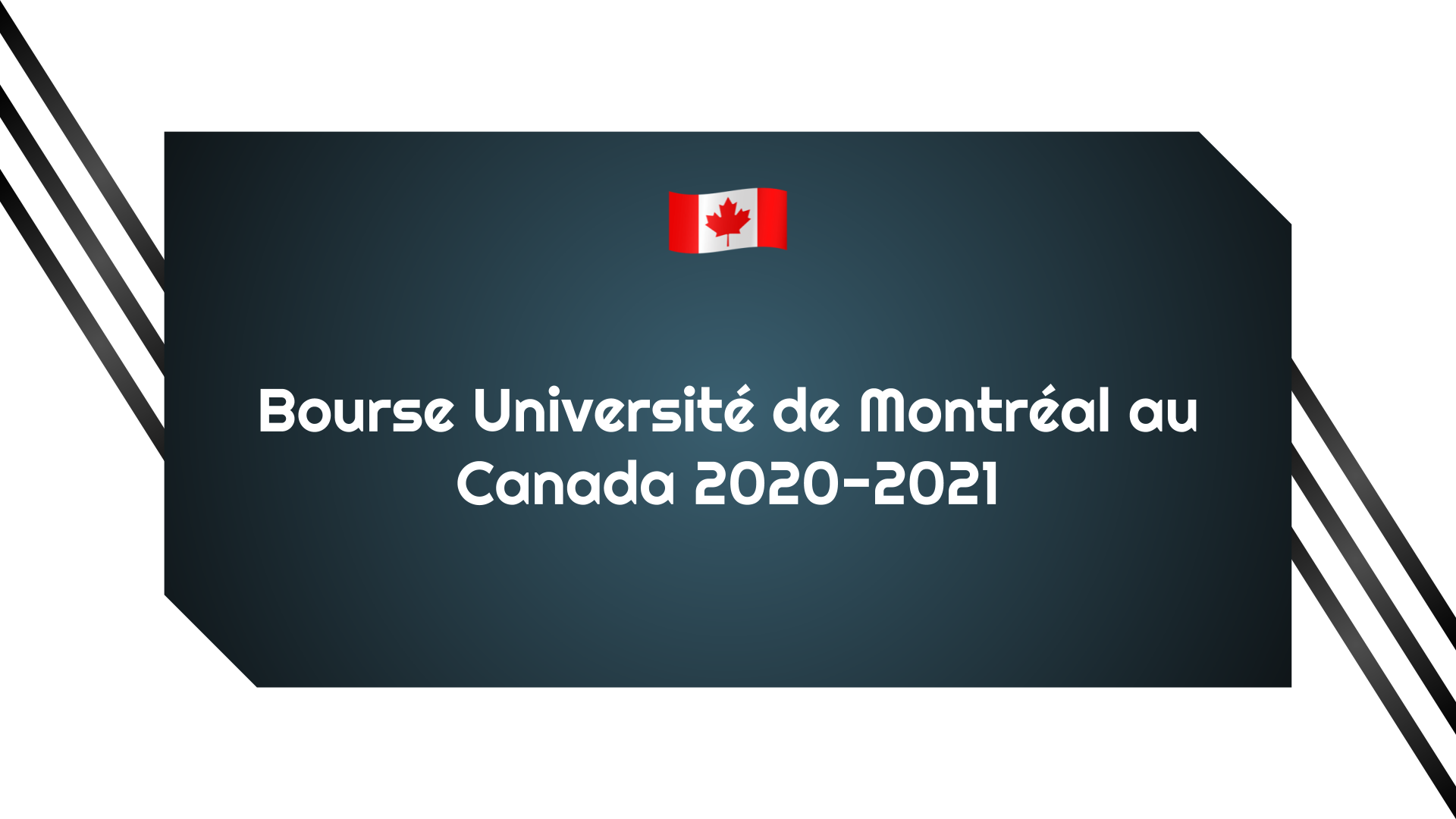 Bourse Université de Montréal au Canada 2020-2021