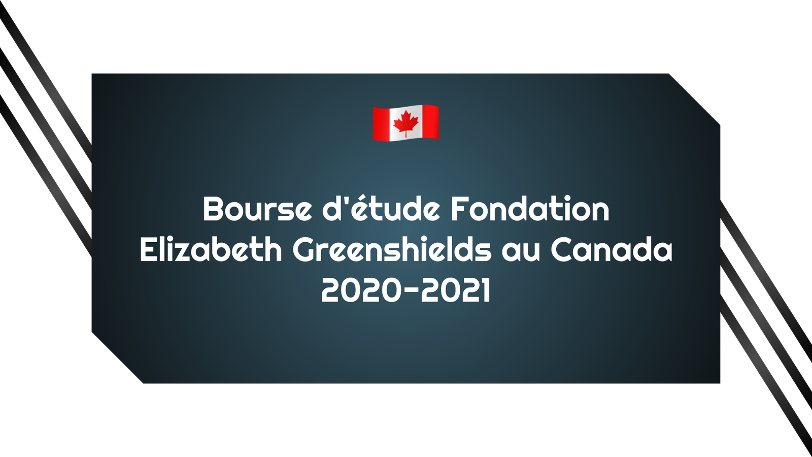 Bourse d'étude Fondation Elizabeth Greenshields