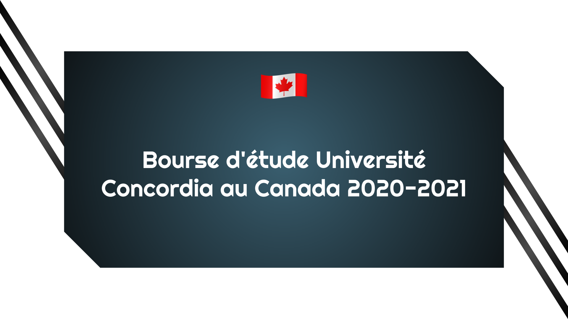 Bourse d'étude Université Concordia au Canada 2020-2021