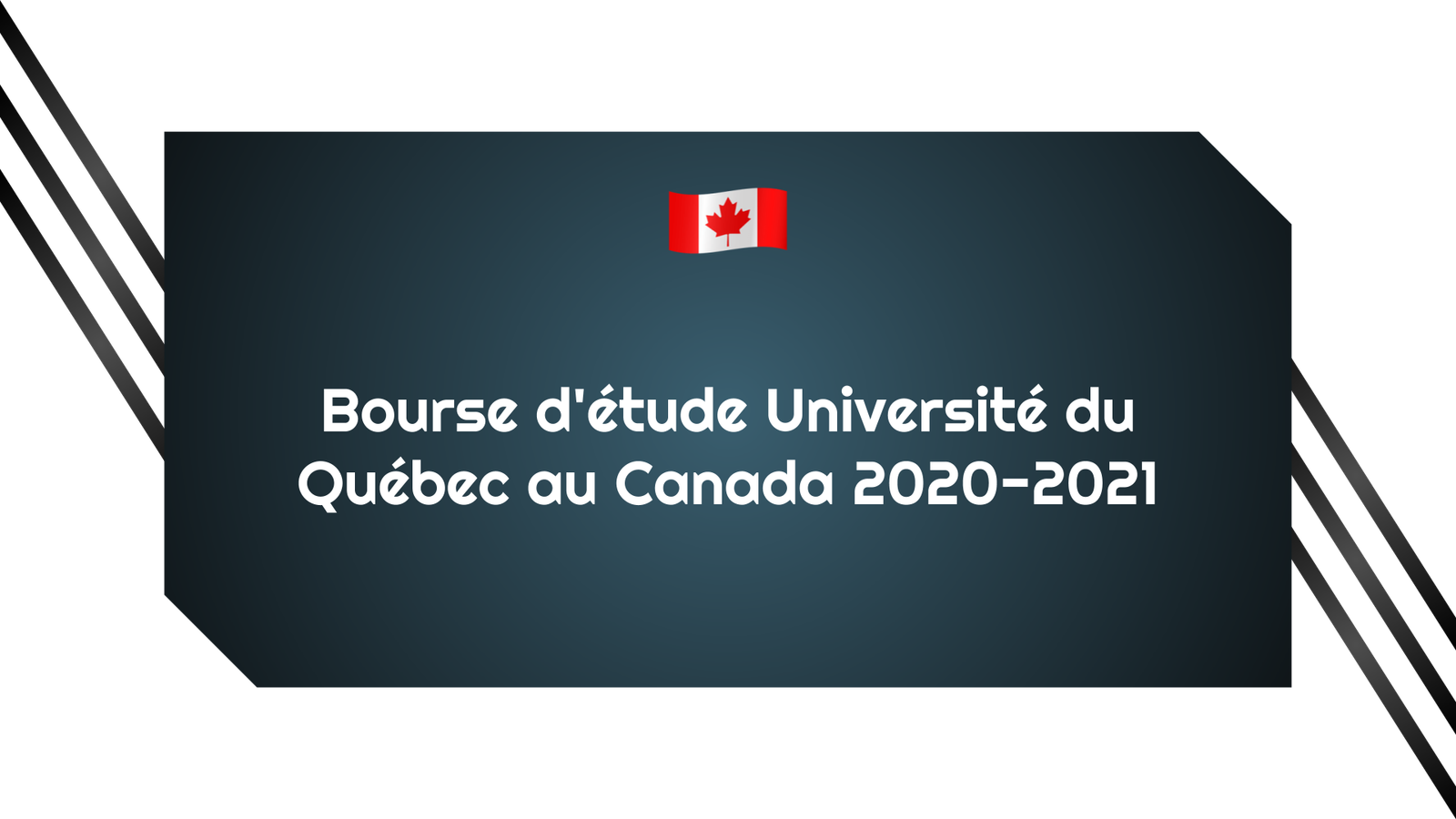 Bourse d'étude Université du Québec