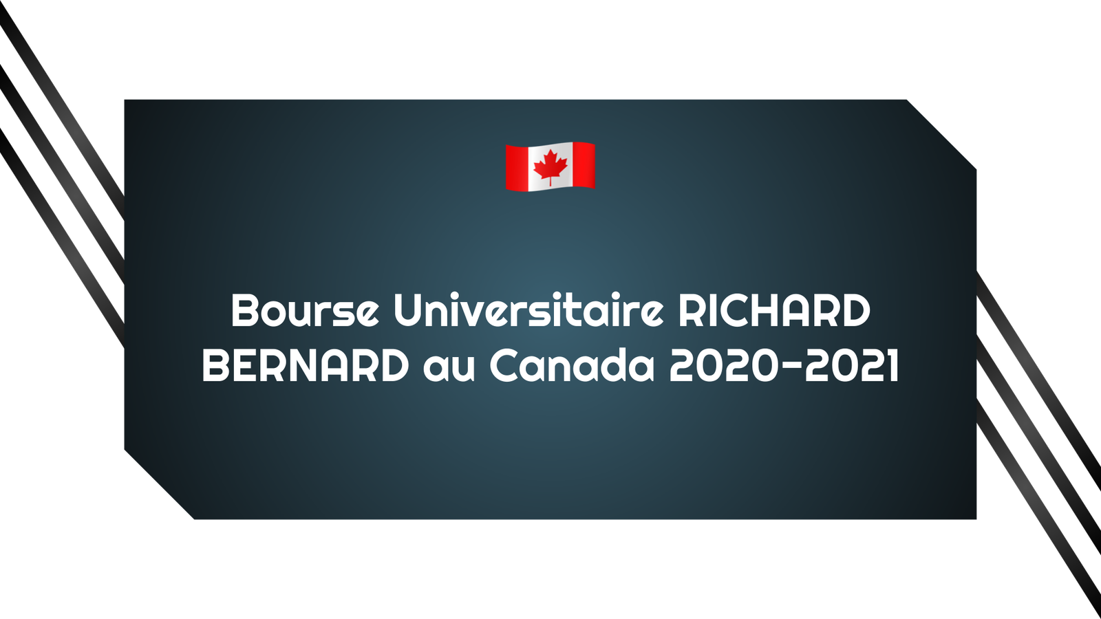 Bourse Universitaire RICHARD BERNARD
