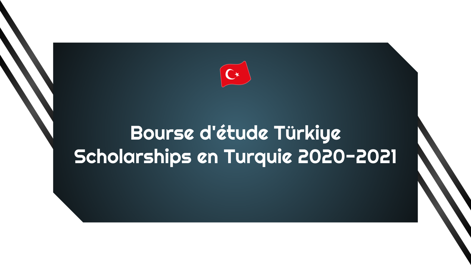 Bourse d'étude Türkiye Scholarships
