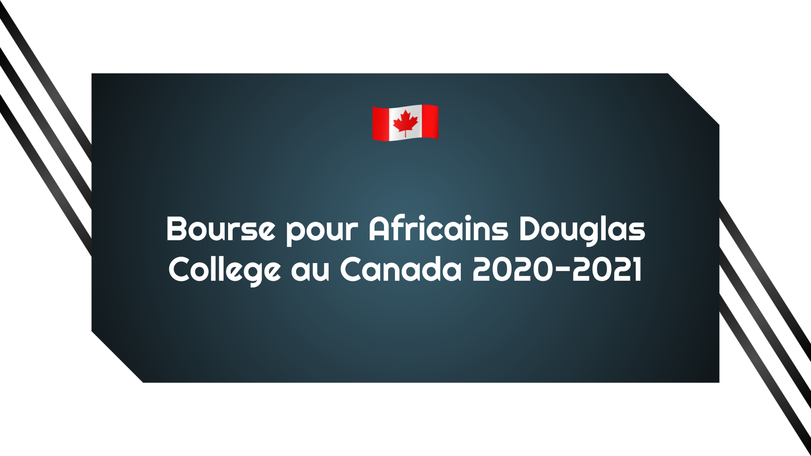Bourse pour Africains Douglas College