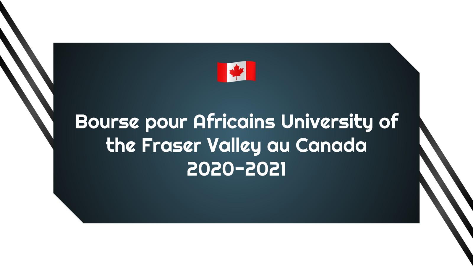 Bourse pour Africains University of the Fraser Valley