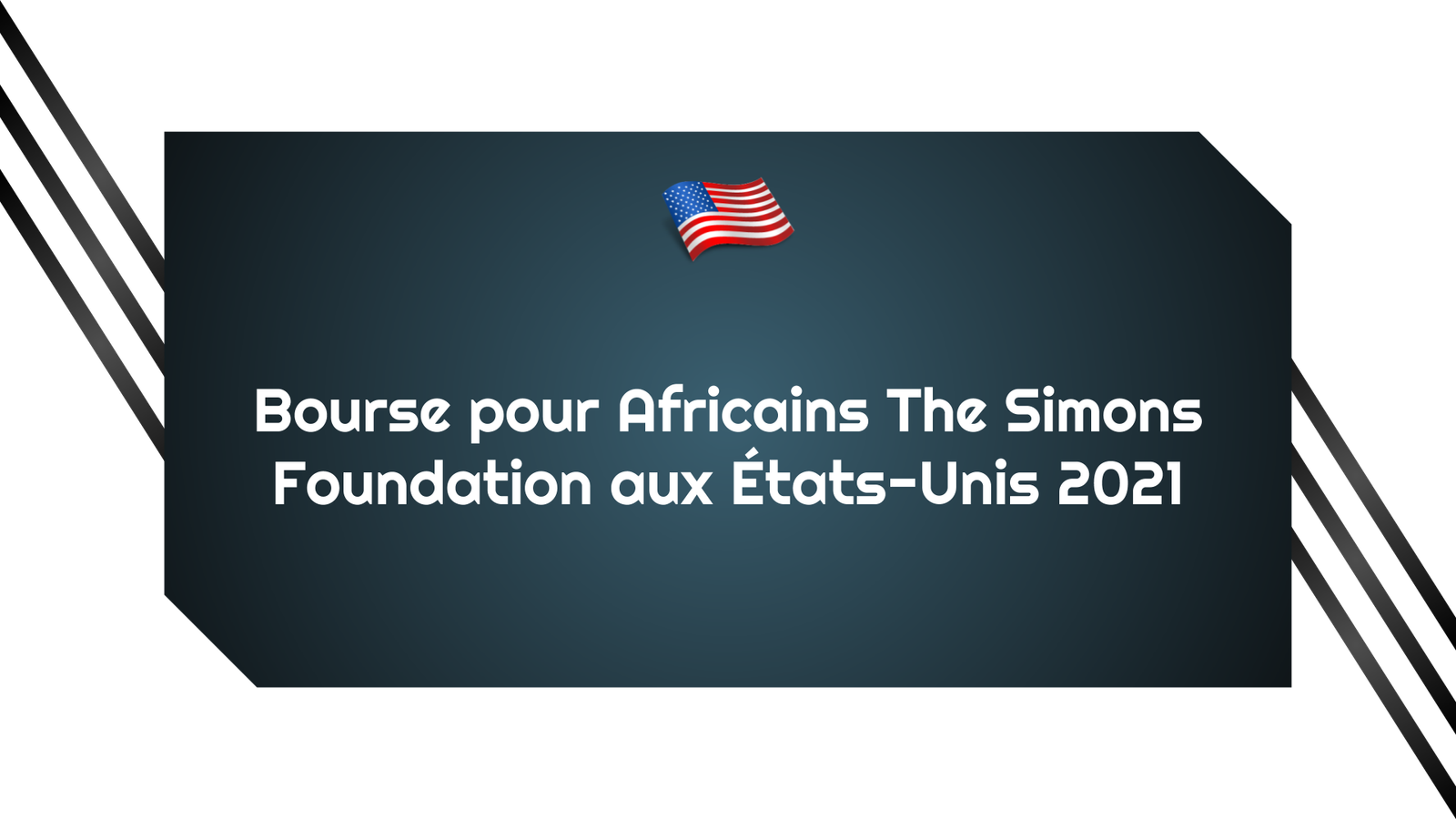 Bourse pour Africains The Simons Foundation