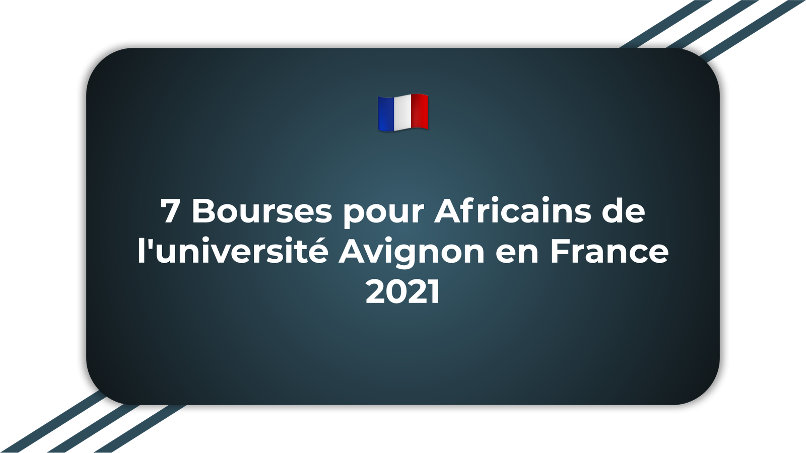 Bourses pour Africains de l'université Avignon