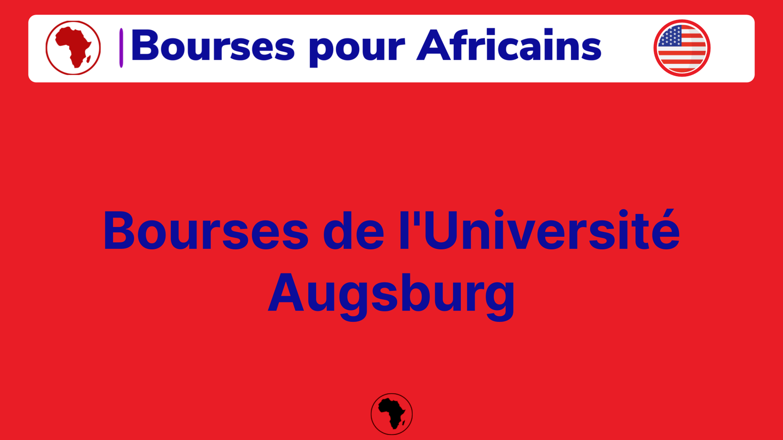 Bourses de l'Université Augsburg