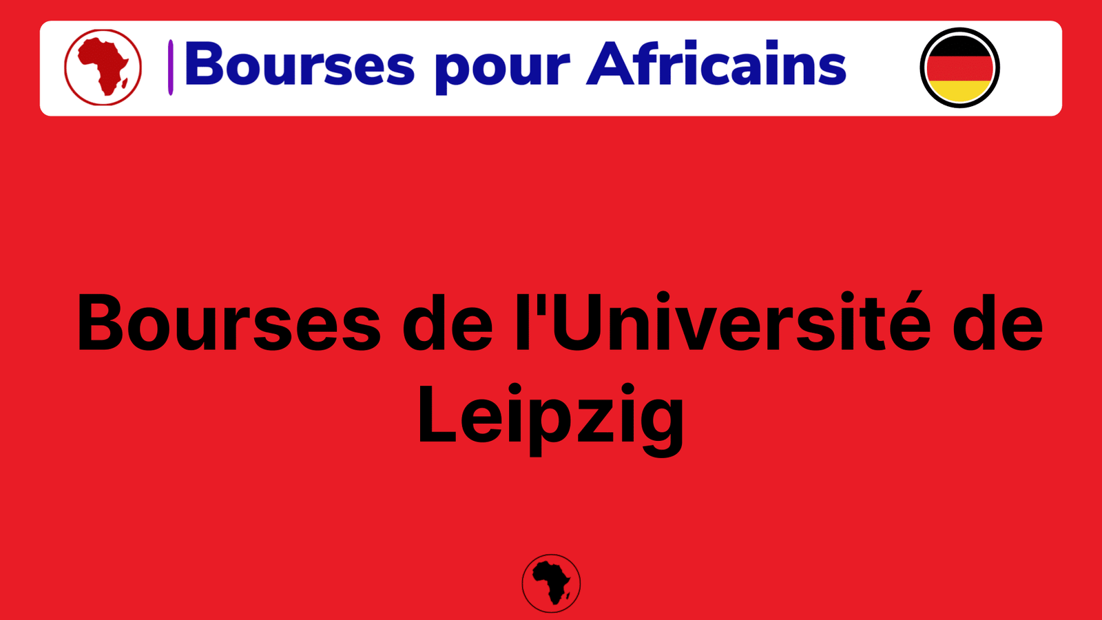 Bourses de l'Université de Leipzig
