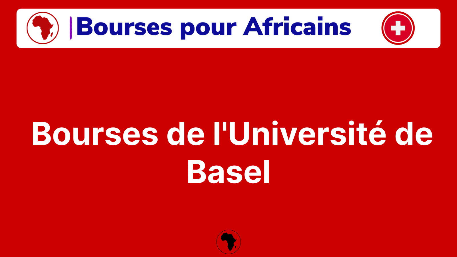 Bourses Université de Basel