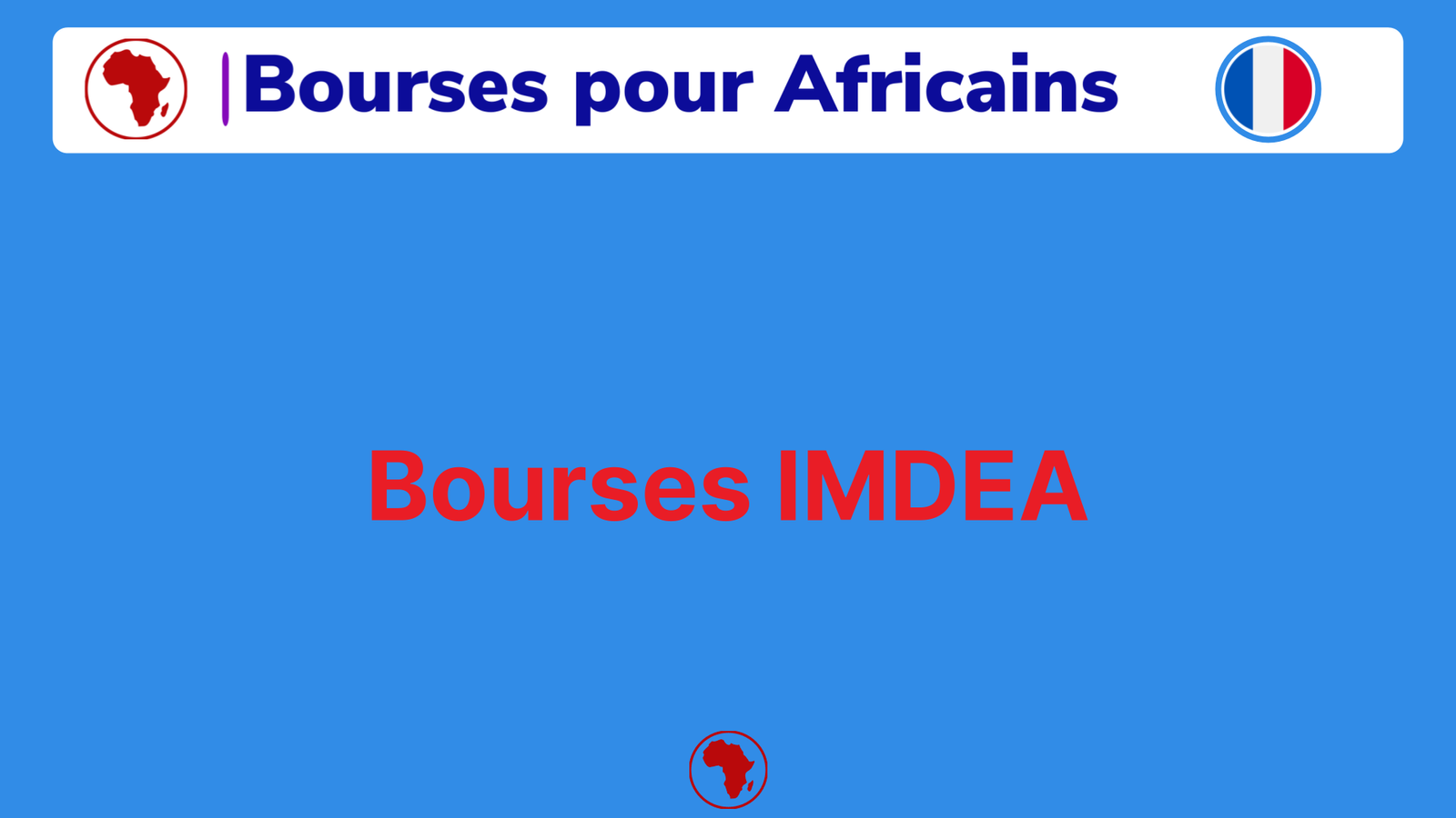 Bourses IMDEA