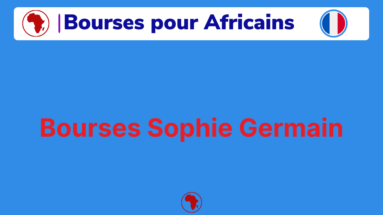 Bourses Sophie Germain