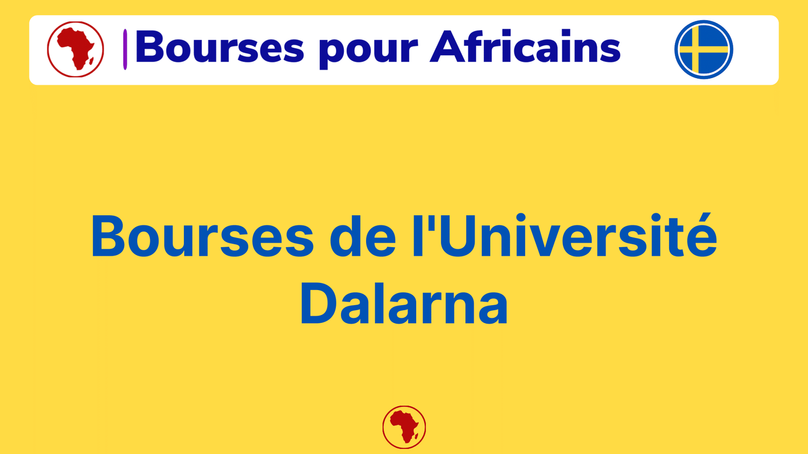 Bourses de l'Université Dalarna