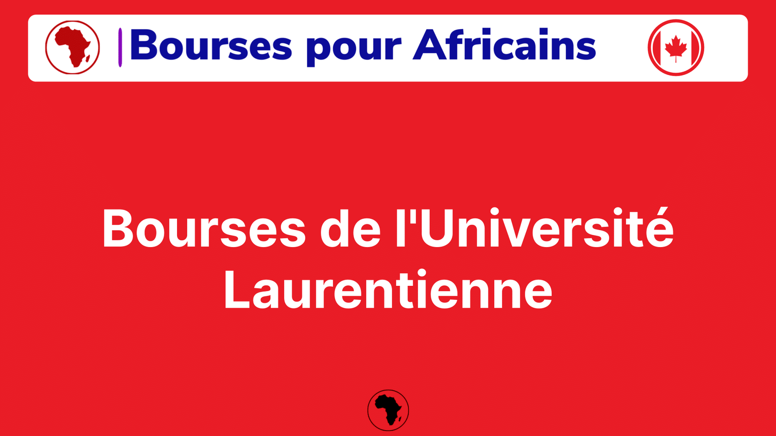 Bourses de l'Université Laurentienne