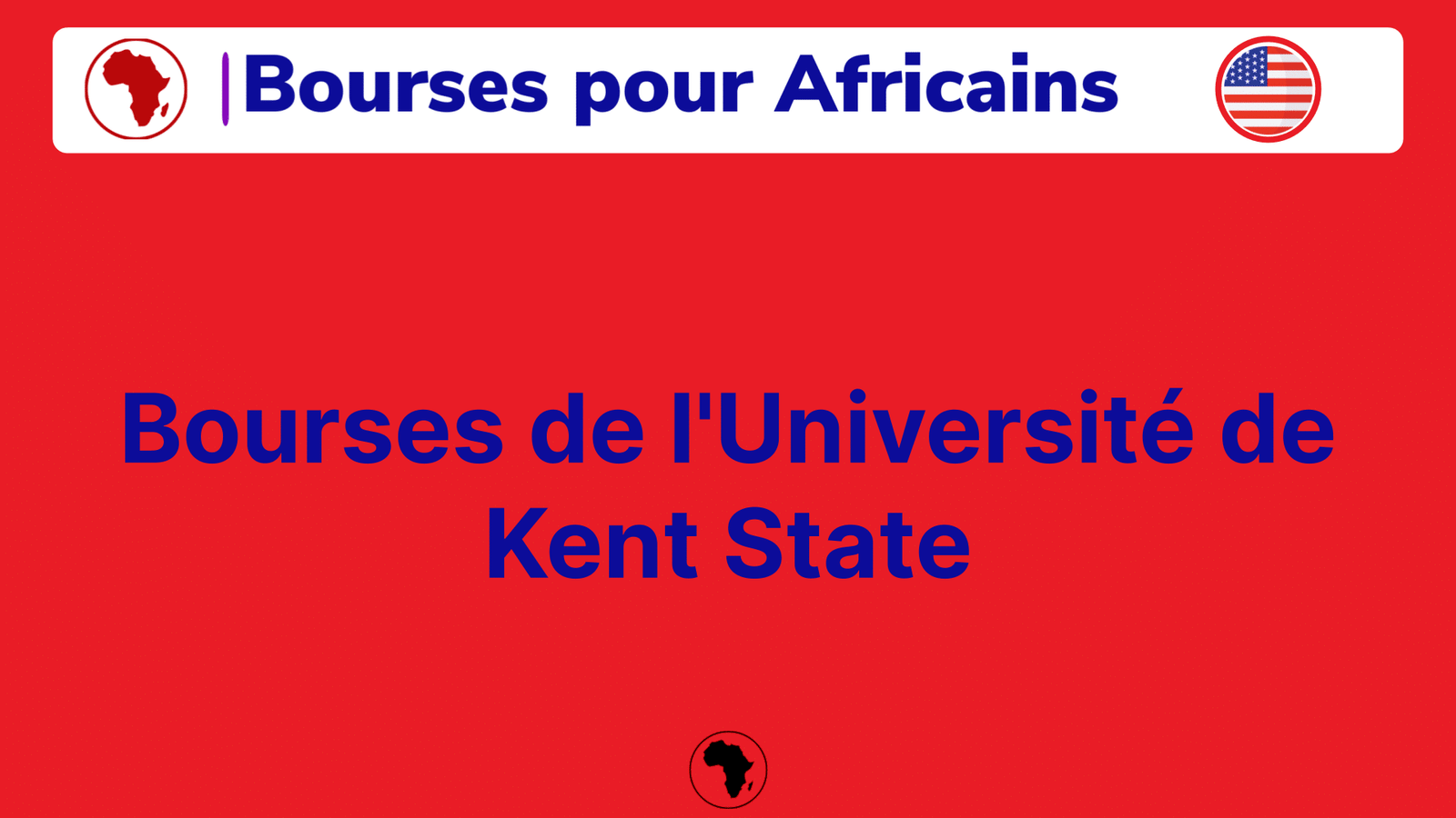 Bourses de l'Université de Kent State